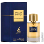 Maison Alhambra Exclusif Saffron - Eau de Parfum - Duftprobe - 2 ml