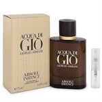 Giorgio Armani Acqua Di Gio Absolu Instinct - Eau de Parfum - Duftprobe - 2 ml
