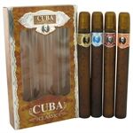 Cuba Red by Fragluxe - Gift Set -- Cuba Variety Set includes All Four 1.15 oz Sprays, Cuba Red, Cuba Blue, Cuba Gold and Cuba Orange - für Männer