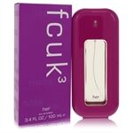 Fcuk 3 by French Connection - Eau De Toilette Spray 100 ml - für Frauen