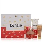 Kensie So Pretty by Kensie - Gift Set -- 3.4 oz Eau De Parfum Spray + .34 oz Mini EDP Spray + 2.5 oz Body Glow Oil + 6.8 oz Body Lotion - für Frauen