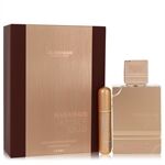 Al Haramain Amber Oud Gold Edition Extreme by Al Haramain - Gift Set 100 ml 3.4 Pure Perfume Spray + 0.34 oz Refillable Spray - für Frauen